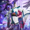 thumbnail image 3 of Disfraz de Anime LOL Ahri Spirit Blossom Ahri, peluca, vestido de juego, traje para fiesta de Halloween, Cosplay de cómic, 3 of 4