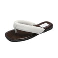 thumbnail image 2 of RotHome Womens Platform Sandals Flip Flop Wedges Chunky Slip on Flats Open Round Toe Stone Casual Summer Beach Vacation Party Slide Comfortable Thong Sandals, 2 of 8