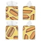 thumbnail image 2 of Balery Hot Dogs Porta Pañuelos de Cuero con Estampado – Funda Moderna Cuadrada para Caja de Pañuelos, Dispensador 5x5x5'', 2 of 7