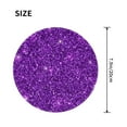 thumbnail image 3 of Disketp Purple Glitter Small Mouse Pad 7.9x7.9 Inches,Washable Round Mousepad For Office Laptop Computer,Non-Slip Rubber Base Mouse Pads For Wireless Mouse, 3 of 9