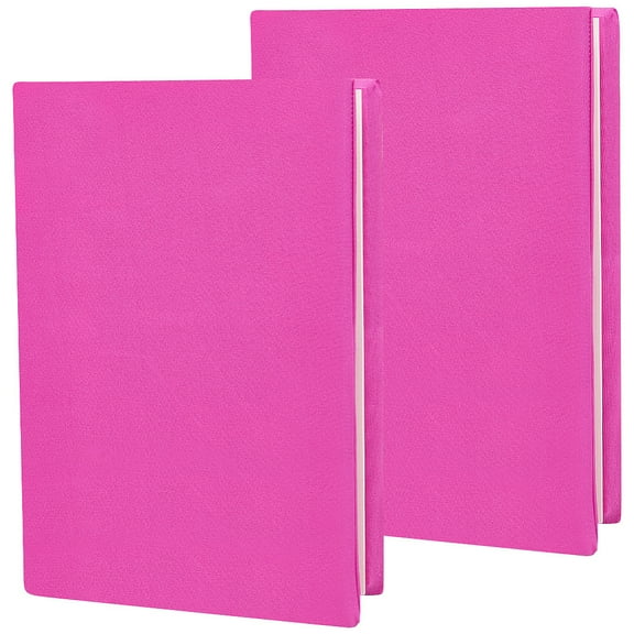 2pcs Elastic Fabric Book Covers Elastic Notebook Wraps Rectangle Camellia 180x322x1mm