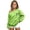 Green, variant on Girls Off the Shoulder Tops Long Sleeve Sweatshirt Casual Loose Tops Fall Outfits Sweatshirt for Kids Size 3-14 Years