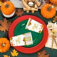 thumbnail image 5 of Thanksgiving Paper Plates Festive Fall Pumpkin And Maple Leaves Pattern Disposable Tableware for Fall Harvests Party, 5 of 6