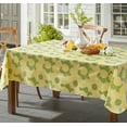 thumbnail image 4 of Newbridge Yellow Lemons and Green Limes 60 x 84 Inch Vinyl Rectangle Tablecloth with Flannel Backing, 4 of 10