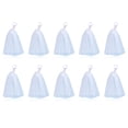 thumbnail image 1 of ZheElen 10Pcs Foaming Net Plastic Portable Reusable Skin Back Deep Cleaning Bath Mesh Bag Bathroom Foam Maker Random Color, 1 of 6