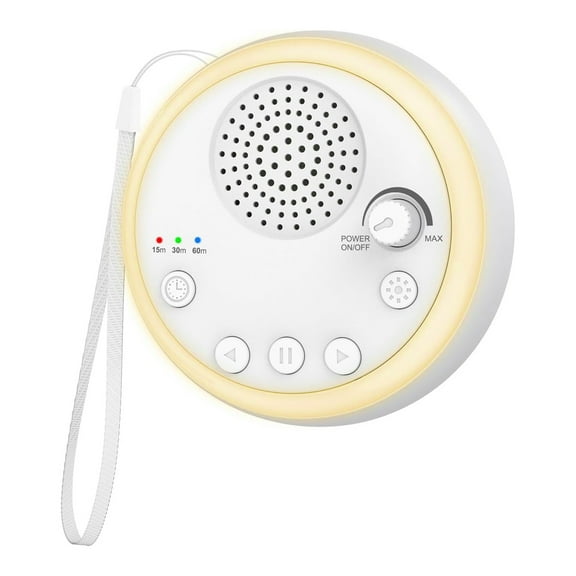 Behome Sound Machine with 16 Soothing Sound & Night Light, White Noise Machine with Memory Function/Timer/Adjustable Volume, Rechargeable Sleep Machine for Home Office Travel