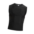 thumbnail image 4 of Camisa de compresión acolchada para hombre Protector de cómodo con chalecos de compresión de almohadillas para entrenamiento Rugby Softbol , Xl SG, 4 of 8