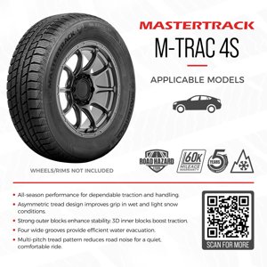 Mastertrack M-TRAC 4S 245/60R18 105V All Weather Crossover CUV/SUV Tire 245/60/18(Tire Only) Sansujyuku sansujyuku.com