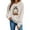 Beige, variant on Womens Crewneck Sweatshirts Halloween Printed Shirts Fall Winter Long Sleeve Sweaters Casual Blouses Loose Sweatshirt Pullover Top Halloween Costumes