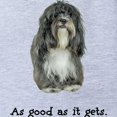 thumbnail image 2 of CafePress - FIN Tibetan Terrier Good - Cute Infant Baby Football Bodysuit, 2 of 3