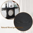 thumbnail image 6 of Modern Black Console Table with Gold Accent, 56in Spacious, Durable Entryway Table, 6 of 11