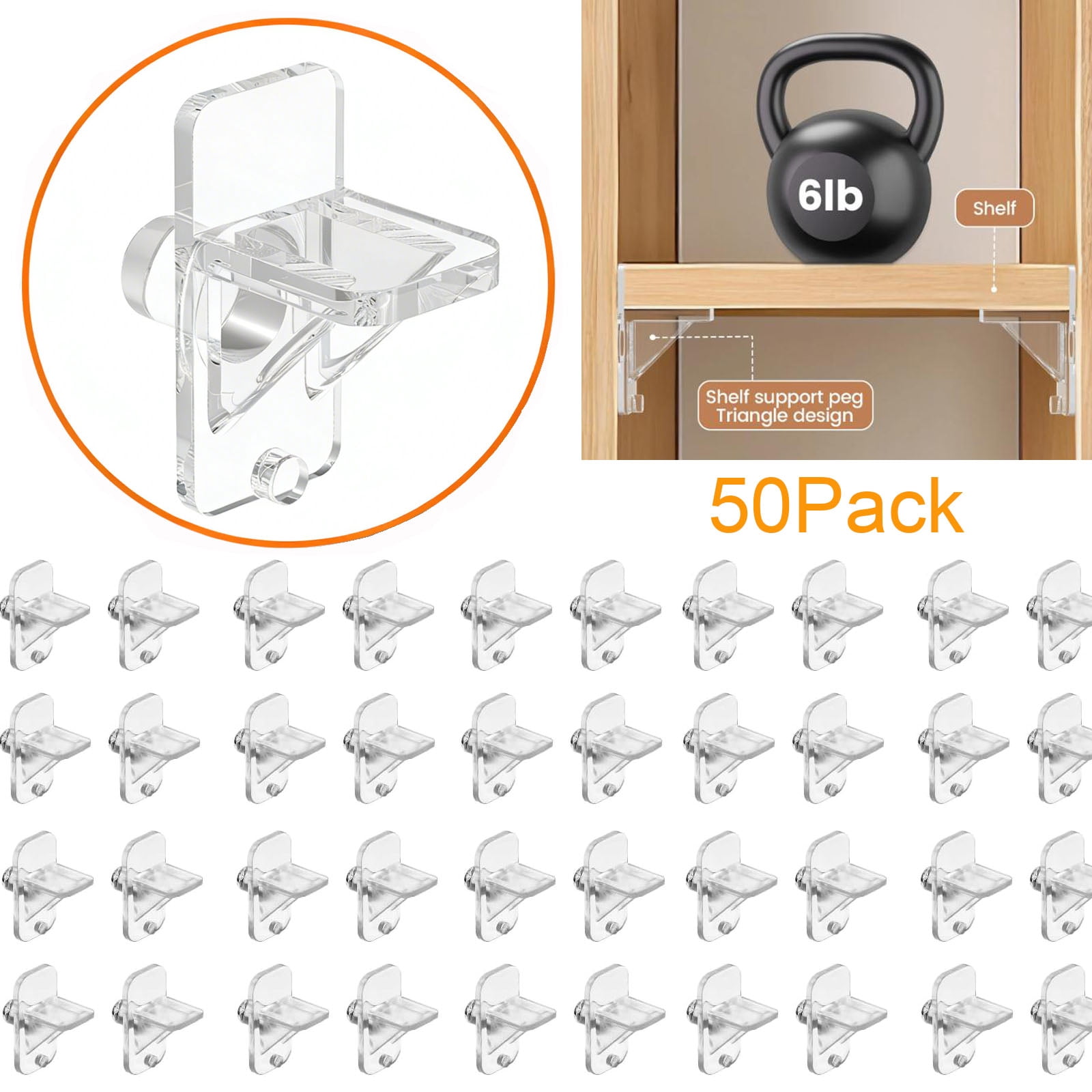 Knape & Vogt 256P-ZC Shelf Support - 24 piece - Walmart.com