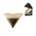 thumbnail image 1 of 100 piezas de filtros de café V60 en cono desechables sin blanquear de primera calidad y naturales, 1 of 8