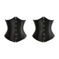 thumbnail image 2 of maskred Shapewear Corset à Lacets et Confortable Noir 5XL 2Set Femmes, 2 of 6