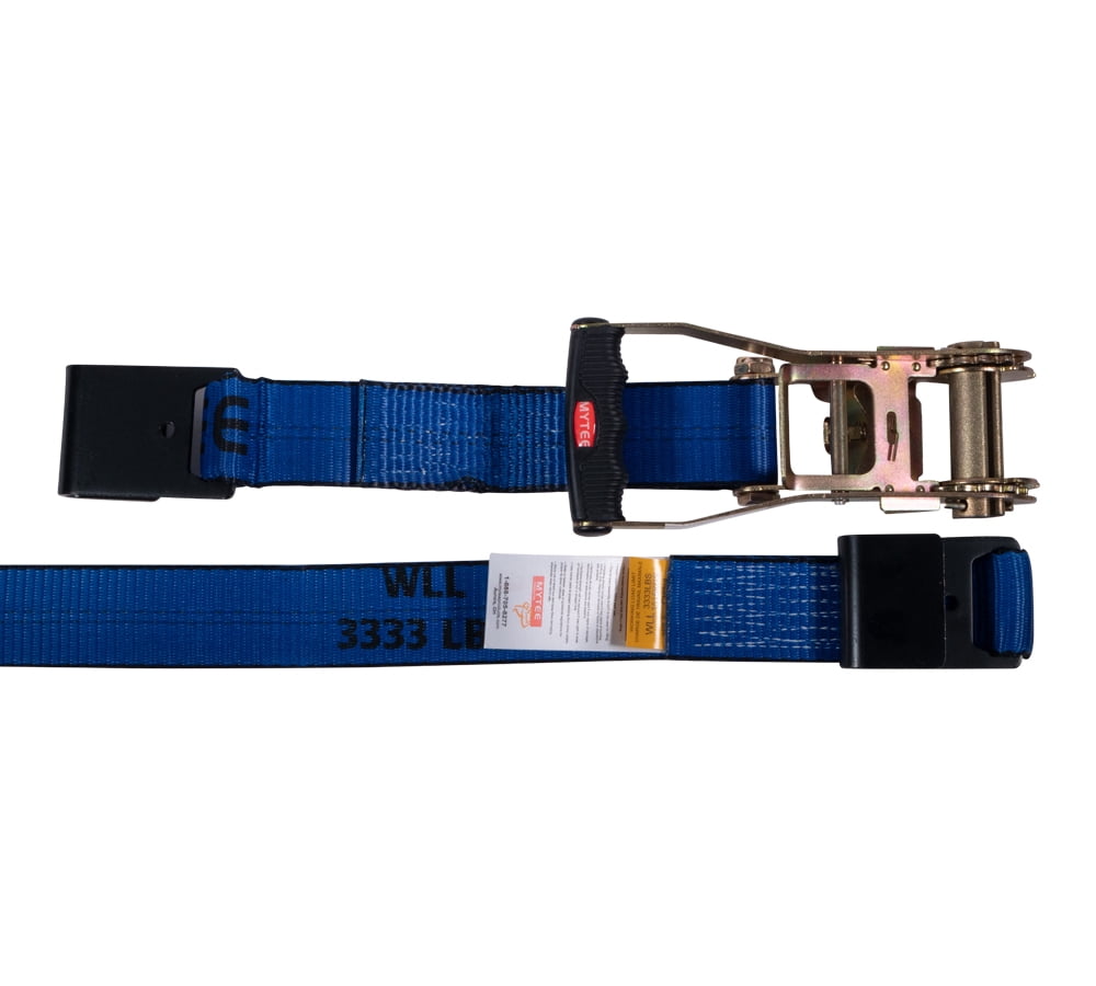 (20 Pack) 2" x 30' Ratchet Tie-Down Straps with Flat Hooks - Blue, Tiedown Ratchet Straps for flatbed, Truck, Trailers Pickup