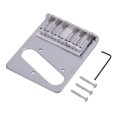thumbnail image 1 of Lutabuo 6 Saddle Guitar Bridge for Telecaster Tele TL Electric Guitar, 1 of 6
