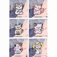 thumbnail image 5 of 6 Pcs Iron on Patches Sew on Applique Patches Cats Embroidery Patches, 5 of 9