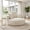 Beige, variant on 5FT Giant Foam Bean Bag Chair Lounger with 3 Pillows, Oversized Comfy Floor Sofa for Adults & Teens