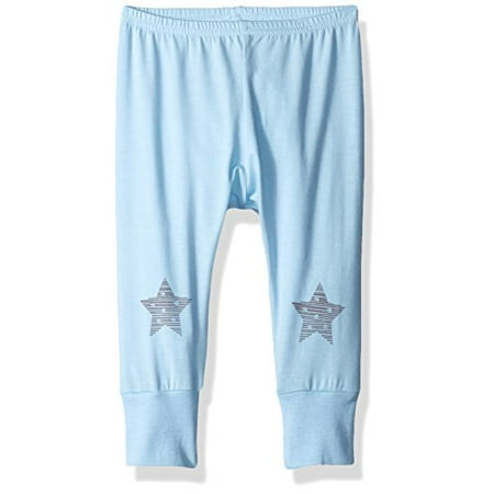 

Coccoli Baby Boys Star Jersey Knit Cotton/Modal Legging Powder Blue 3 Months