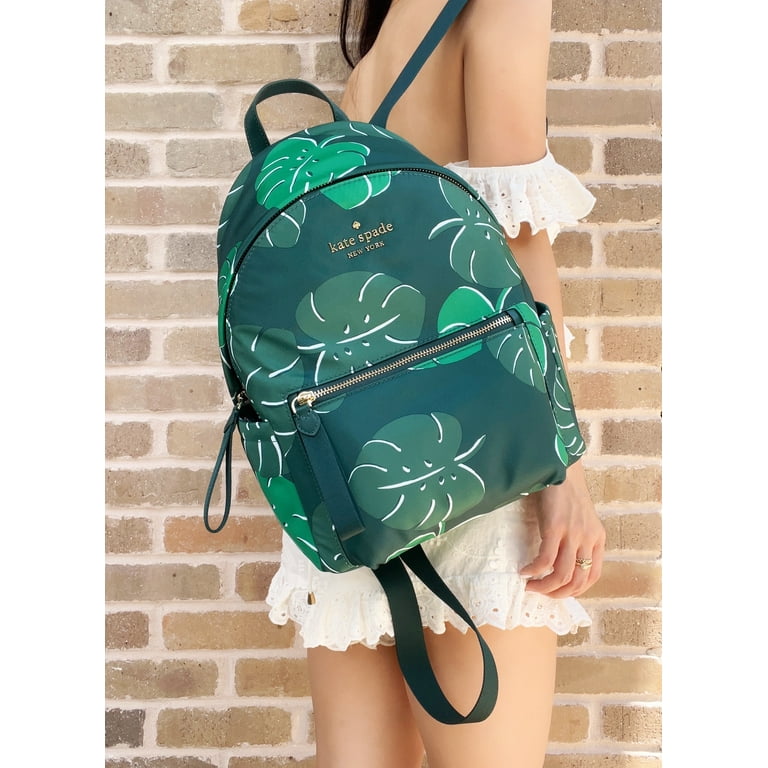 kate spade leaf backpack