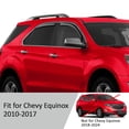 thumbnail image 6 of Voron Glass in-Channel Extra Durable Rain Guards for Chevrolet (Chevy) Equinox 2010-2017, Window Deflectors, Vent Window Visors, 4 Pieces - 220105, 6 of 8