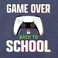 thumbnail image 6 of Wild Bobby Game Over Back to School | Funny Gamer Controller Video Games School Unisex Boys Girls Graphic Youth T-Shirt, 6 of 6