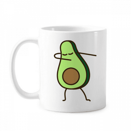 

Fruit Avocado Green Core Art Deco Fashion Mug Pottery Cerac Coffee Porcelain Cup Tableware