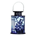 thumbnail image 1 of Halloween Decorations Handheld Lamp Lantern with Spider/Castle Silhouette, 1 of 5