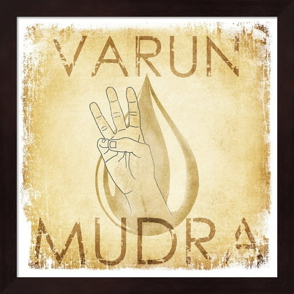 Metaverse Unknown 'Varun Mudra (Water)' Framed Art