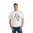 thumbnail image 3 of Effete Feline Claw Marks Scratch Beefy-T®  Short-Sleeve T-Shirt, 3 of 4