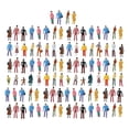 thumbnail image 3 of 100 figuras de personas pequeñas, minimodelos, figuras en miniatura para centro de mesa Estilo C, 3 of 8
