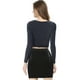 thumbnail image 5 of Disfraz de Navidad Allegra K para mujer top con purpurina Azul oscuro L, 5 of 6