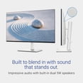 thumbnail image 3 of Dell 27 Monitor 27" 1440p QHD 100Hz IPS Pantalla de Ordenador Antideslumbrante Blanco Ceniza, S2725DS, 3 of 5