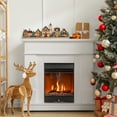 thumbnail image 3 of Pre-Lit Wooden Christmas Village - Miniature LED Holiday Decoration, 3 of 6