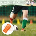 thumbnail image 6 of Soccer Shin Guards, Breathable Shin Pads Calf Protective Gear for Soccer Football Training S & 2 Pack & Black/Orange, 6 of 7