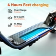 thumbnail image 3 of Electric Scooter for Adults – 8.5"/10"/12" Tires,Peak 500W-700W Motor, 15-30 Miles Range, Up to 20 MPH – Foldable Commuter Scooter for Men & Women, 3 of 8