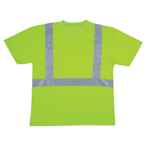 Hi Vis Class 2 Safety Vest T-Shirt - Large
