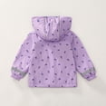 thumbnail image 6 of Curuila Toddler Girls Coat With Zipper Long Sleeve Cartoon Print Hooded Jacket For Girls Winter Warm Casual Soft Outerwear Size 18-24 Months, 6 of 6