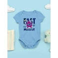 thumbnail image 3 of Fast Monster Skater Bodysuit Infant -Image by Shutterstock,  18 Months, 3 of 4