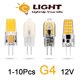 thumbnail image 2 of Luz LED en línea Mini G4 de bajo voltaje, luz blanca cálida para espejo, Faro de cristal, reemplazo de luz halógena de 25W, 12V COB, 1-10 piezas, 2 of 4