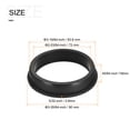 thumbnail image 2 of Unique Bargains Support de Illet en Caoutchouc Dia 3-19/64 Pieds (83.6mm) Rond Type T pour Protection des Fils, 2 of 5