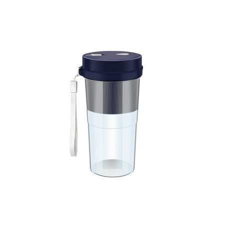 

Electric Juicer Cup Portable Rechargeable Plastic Travel Camping Fruit Blender Household Drink Lemons Mixer Juice Maker White