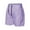 Purple, variant on Men's Shorts Casual Elastic Waist Drawstring Lightweight Summer Beach Shorts (Grey,M)