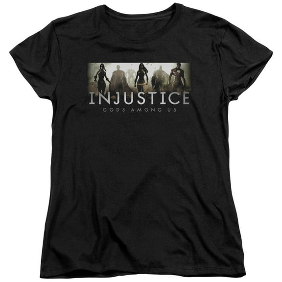 Injustice Gods Among Us - Logo - Women's Short Sleeve Shirt - Large