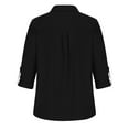 thumbnail image 5 of Kiplyki Clearance Fall Shirts for Women Long Sleeve Turndown Collar Button Shirt Tops, 5 of 7