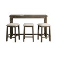 thumbnail image 3 of Picket House Furnishings Stanford Multipurpose Wood Bar Table Set in Gray, 3 of 20