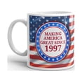 thumbnail image 2 of Making America Great Since 1997 Coffee Tea Ceramic Mug Office Work CupGift 11 oz, 2 of 3