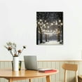 thumbnail image 2 of Nawypu   Christmas Wall Canvas Art Home Decor, Battery Operated Snowy Winter Scene, Winter Path, 2 of 4