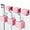 Pink, variant on Cord Organizer Holder, 8 Pack Magnetic Desk Cable Clips Management, Hide Phone Charging Cable Keeper, Strong Adhesive Wire Charger Holder for Nightstand, Kitchen Appliances, Office Supplies