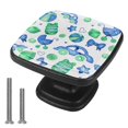 thumbnail image 1 of 4 Pcs Cabinet Handle Drawer Pulls Cartoon Toy Knobs with Screws Square Furniture Office Cabinet Knob Decoration, 1 of 5